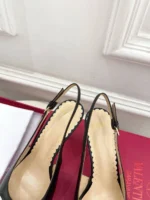 Женские туфли Valentino чёрного цвета, артикул 340755 — фото 8