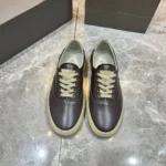 Мужские кеды Brunello Cucinelli коричневого цвета, артикул 341121 — фото 2