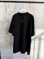 Мужская футболка Balenciaga чёрного цвета, артикул 341015