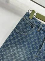 Женская юбка Gucci тёмно-синего цвета, артикул 341258 — фото 7