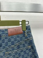 Женская юбка Gucci тёмно-синего цвета, артикул 341258 — фото 6