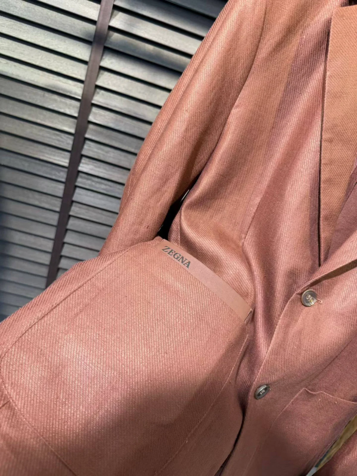 Льняной костюм ZEGNA — изображение 6