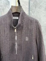 Льняная ветровка BRUNELLO CUCINELLI — изображение 4