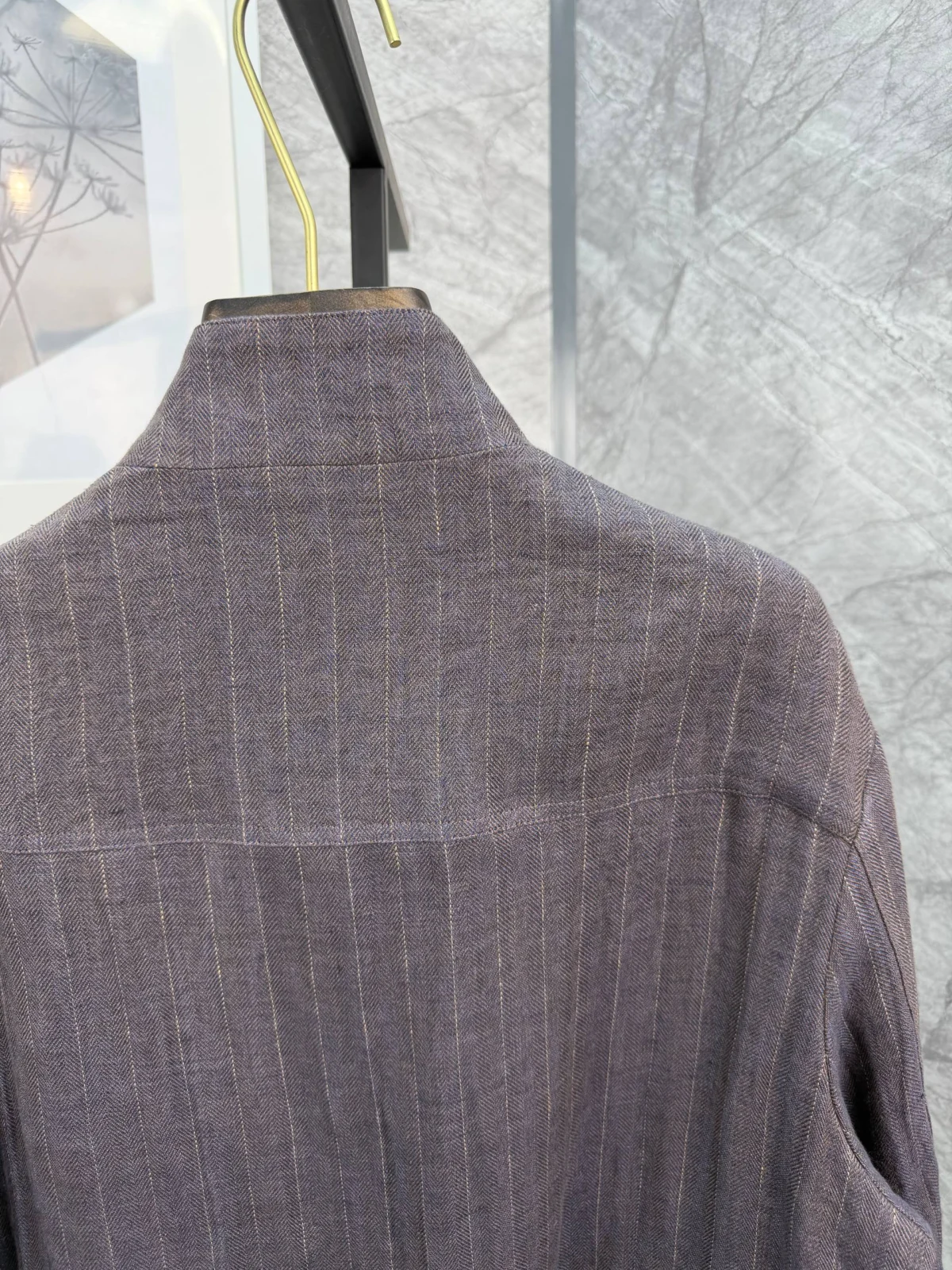 Льняная ветровка BRUNELLO CUCINELLI — изображение 5