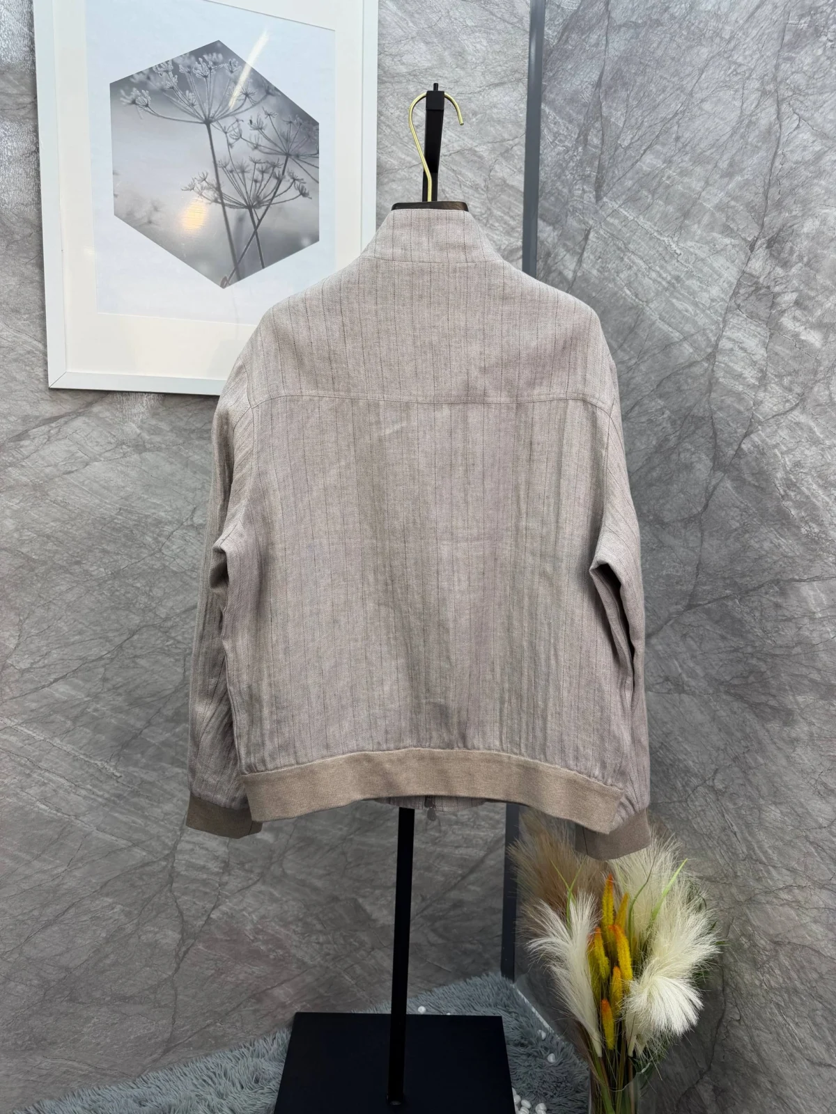 Льняная ветровка BRUNELLO CUCINELLI — изображение 2