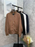 Мужской бомбер Zegna коричневого цвета, артикул 341417 — фото 2