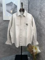 Мужская рубашка Alexander Wang серого цвета, артикул 341421