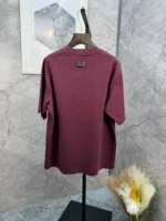 Мужская футболка Balenciaga бордового цвета, артикул 341704 — фото 2