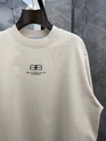 Мужская футболка Balenciaga белого цвета, артикул 341706 — фото 4