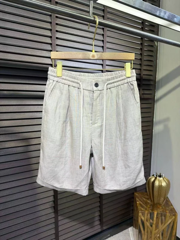Льняные шорты BRUNELLO CUCINELLI
