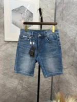 Мужские шорты Dolce Gabbana синего цвета, артикул 341758