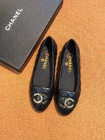 Женские балетки Chanel чёрного цвета, артикул 341880 — фото 3