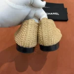 Женские балетки Chanel бежевого цвета, артикул 342116 — фото 5
