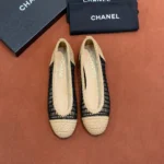 Женские балетки Chanel чёрного цвета, артикул 342117 — фото 3