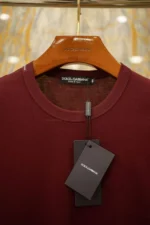 Мужская футболка Dolce Gabbana бордового цвета, артикул 342017 — фото 4