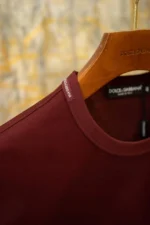 Мужская футболка Dolce Gabbana бордового цвета, артикул 342017 — фото 5