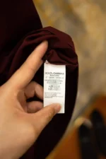 Мужская футболка Dolce Gabbana бордового цвета, артикул 342017 — фото 6