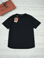 Мужская футболка Loro Piana чёрного цвета, артикул 342054
