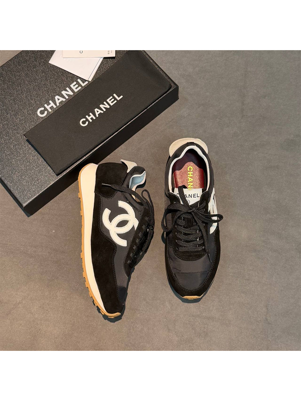 6 Женские мюли Chanel чёрного цвета, артикул 345828