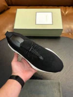 Мужские кроссовки Tom Ford чёрного цвета, артикул 342133 — фото 4