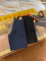Мужские шорты Dolce Gabbana тёмно-синего цвета, артикул 342255 — фото 2