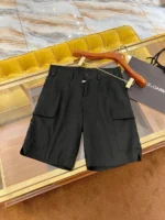 Мужские шорты Dolce Gabbana чёрного цвета, артикул 342256