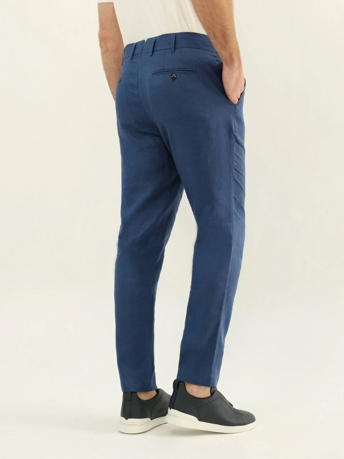 Льняные брюки LORO PIANA — изображение 3