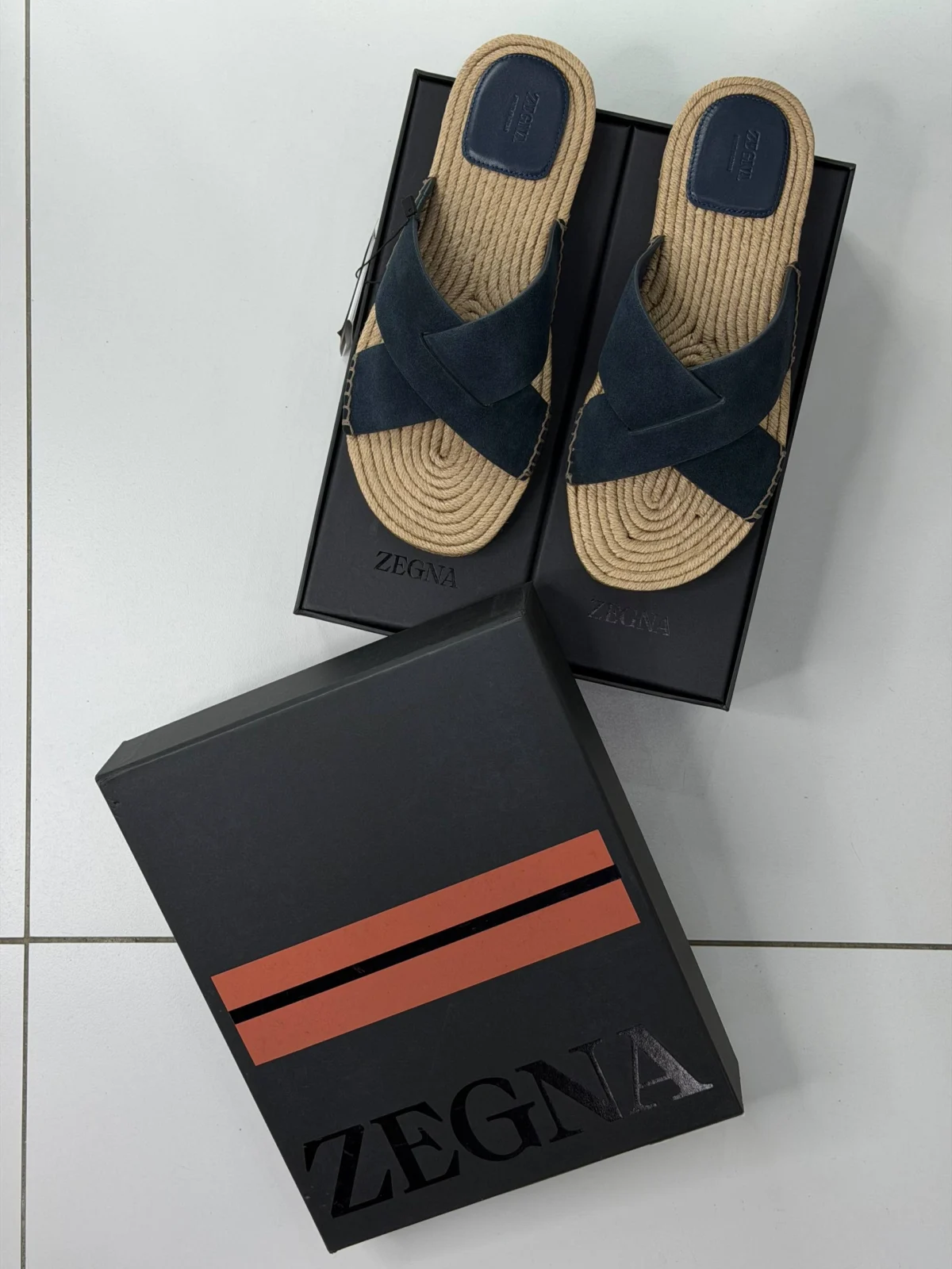 Шлепанцы ZEGNA — изображение 2