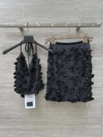 Женский костюм Chanel чёрного цвета, артикул 342351