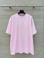 Женская футболка Alexander Wang розового цвета, артикул 342568