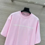 Женская футболка Alexander Wang розового цвета, артикул 342568 — фото 3