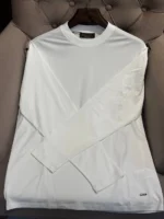 Мужской лонгслив Loro Piana белого цвета, артикул 342431