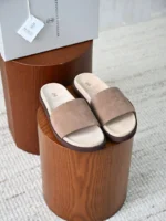 Мужские шлепанцы Brunello Cucinelli бежевого цвета, артикул 342506 — фото 2