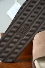 Мужские шлепанцы Brunello Cucinelli бежевого цвета, артикул 342506 — фото 6
