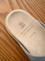 Мужские шлепанцы Brunello Cucinelli голубого цвета, артикул 342509 — фото 5