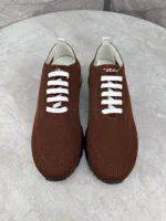 Мужские кроссовки Kiton коричневого цвета, артикул 342518 — фото 2