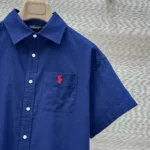 Женская рубашка Ralph Lauren тёмно-синего цвета, артикул 342599 — фото 3