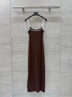 Женское платье Miu Miu коричневого цвета, артикул 342630 — фото 2
