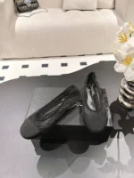 Женские балетки Chanel чёрного цвета, артикул 342829 — фото 3