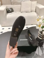 Женские балетки Chanel чёрного цвета, артикул 342829 — фото 9