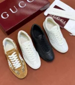 Женские кеды Gucci чёрного цвета, артикул 342847 — фото 2