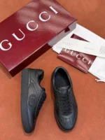 Женские кеды Gucci чёрного цвета, артикул 342847