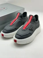 Мужские кроссовки Prada серого цвета, артикул 342890