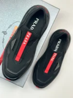 Мужские кроссовки Prada чёрного цвета, артикул 342891 — фото 4