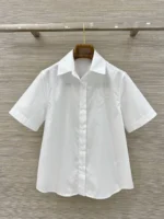 Женская рубашка Dior белого цвета, артикул 342876