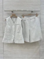 Женский костюм Brunello Cucinelli серого цвета, артикул 342878