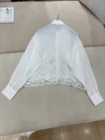 Женская рубашка Ermanno Scervino белого цвета, артикул 342883 — фото 2