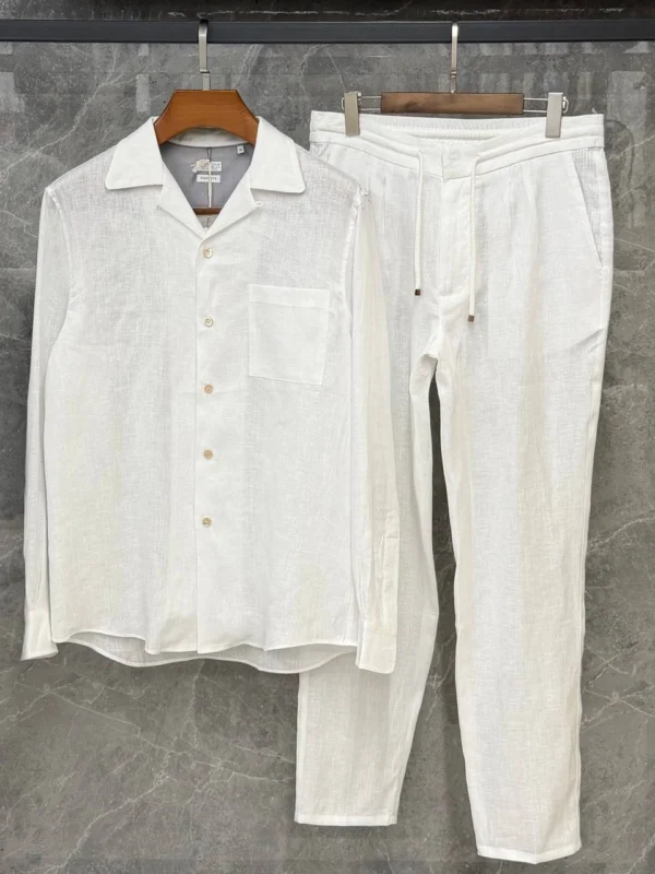 Льняной костюм BRUNELLO CUCINELLI