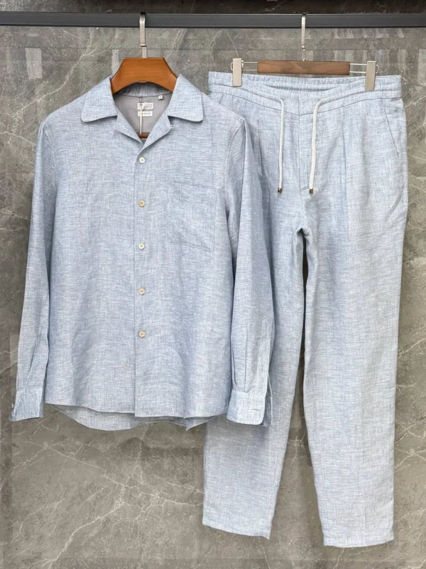 Льняной костюм BRUNELLO CUCINELLI