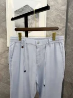 Льняные полуклассические брюки LORO PIANA — изображение 3